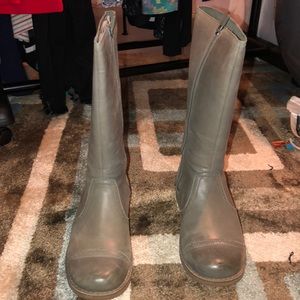 Leather tall authentic UGG boots